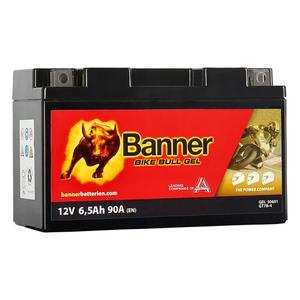 Batería de gel para moto Banner Bike Bull GEL 506 01/BGT7B-4 - GT7B-4 12V, 6.5Ah, 90A