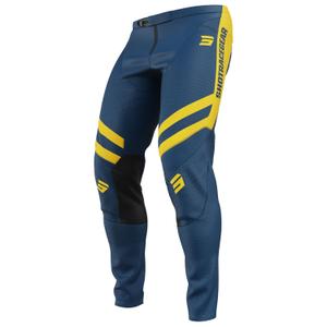 Pantalón motocross Shot Contact Mythic azul-amarillo