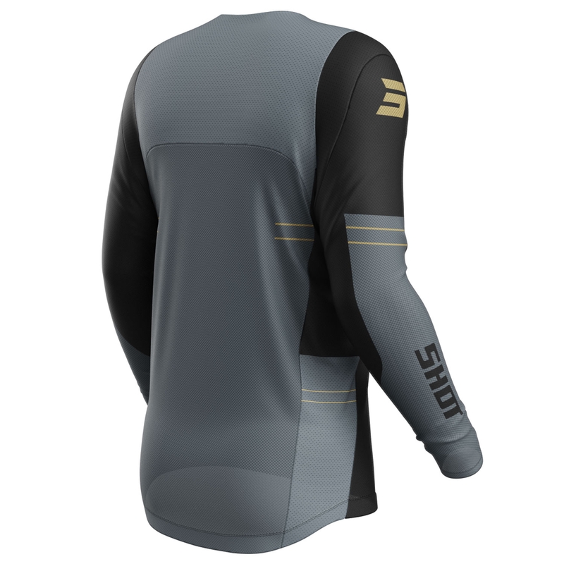 Camiseta motocross Shot Contact Shield oro