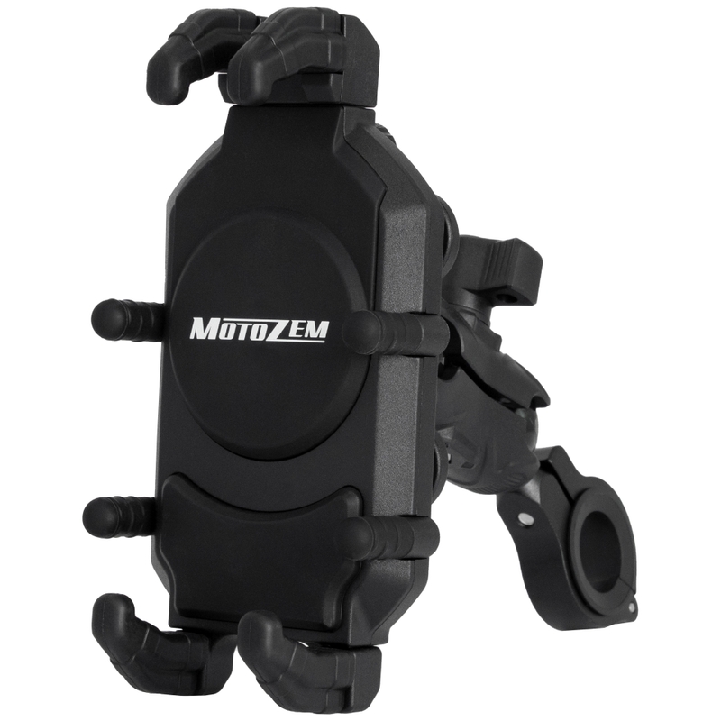 Soporte antivibración para teléfono móvil MotoZem Claw negro