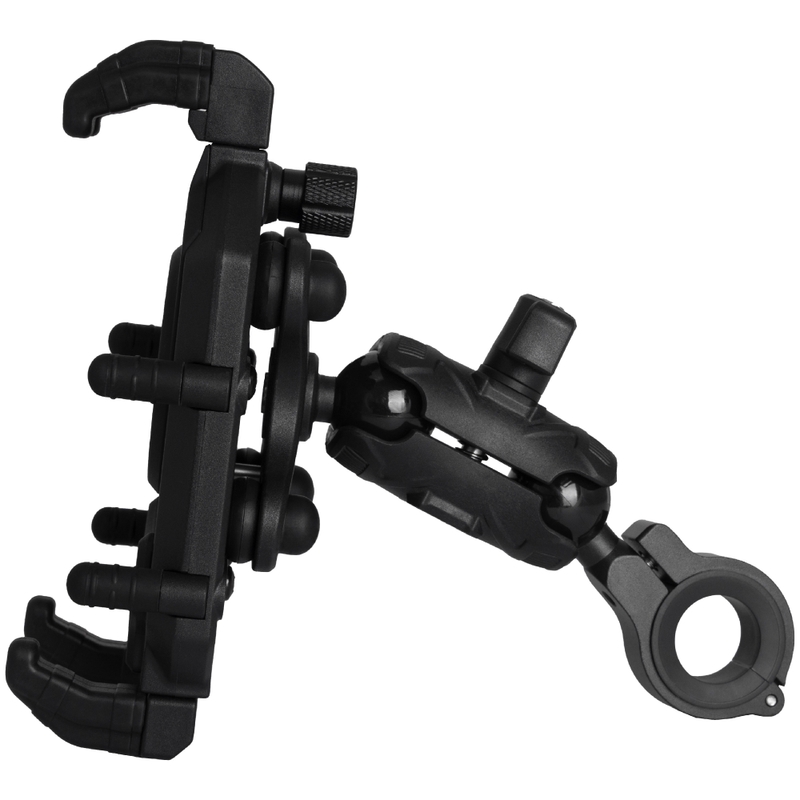 Soporte antivibración para teléfono móvil MotoZem Claw negro