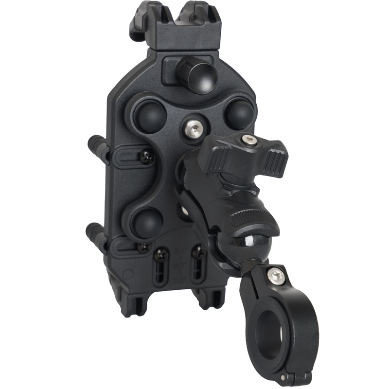 Soporte antivibración para teléfono móvil MotoZem Claw negro