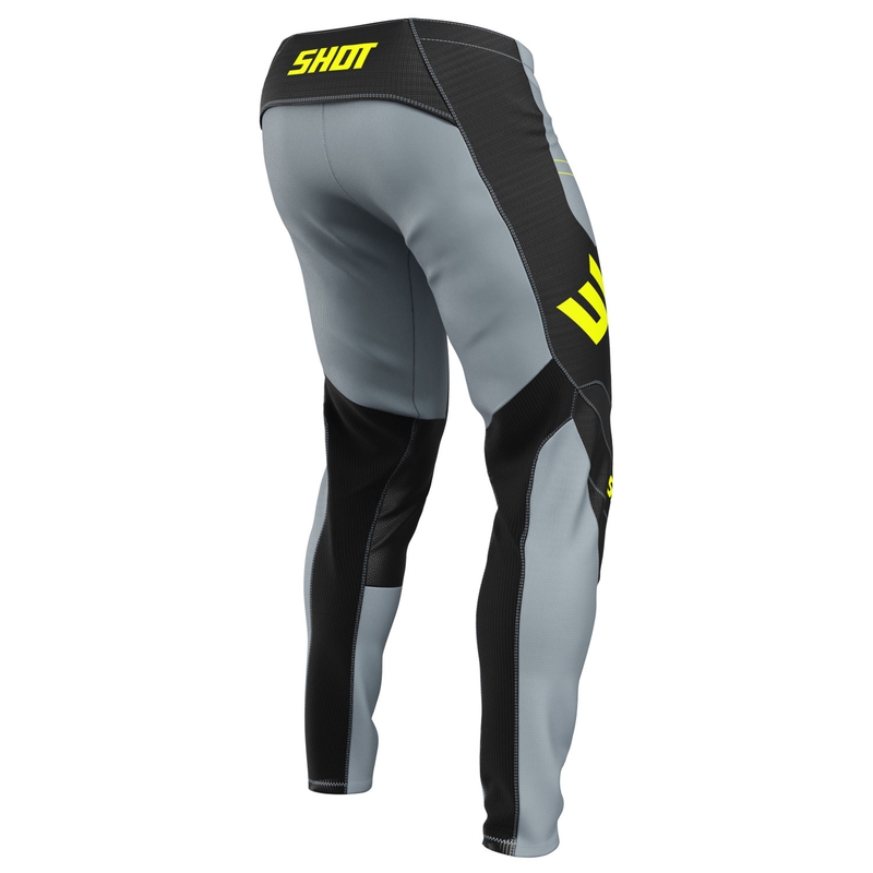 Pantalón motocross Shot Contact Shield amarillo fluo
