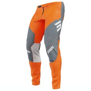 Pantalones motocross Shot Contact Shield naranja