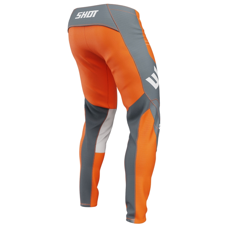 Pantalones motocross Shot Contact Shield naranja