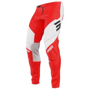 Pantalón motocross Shot Contact Shield rojo