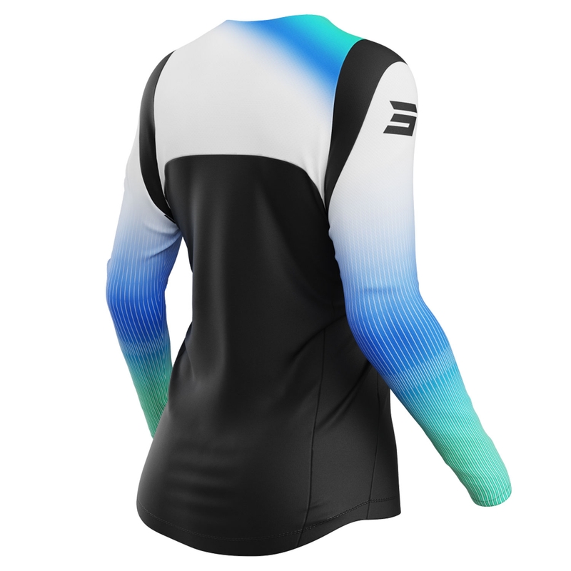 Camiseta motocross mujer Shot Contact Hera azul