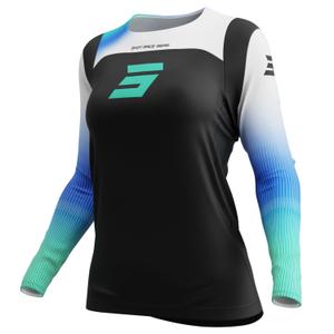 Camiseta motocross mujer Shot Contact Hera azul