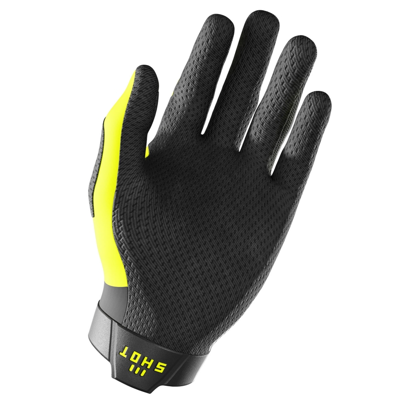 Guantes motocross Shot Lite Pro amarillo fluo
