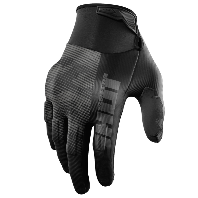 Guantes motocross Shot Drift Tactic negro-gris