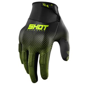 Guantes motocross Shot Drift Rim amarillo fluo