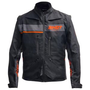 Chaqueta de moto Shot Contact Assault 2.0 negro-naranja