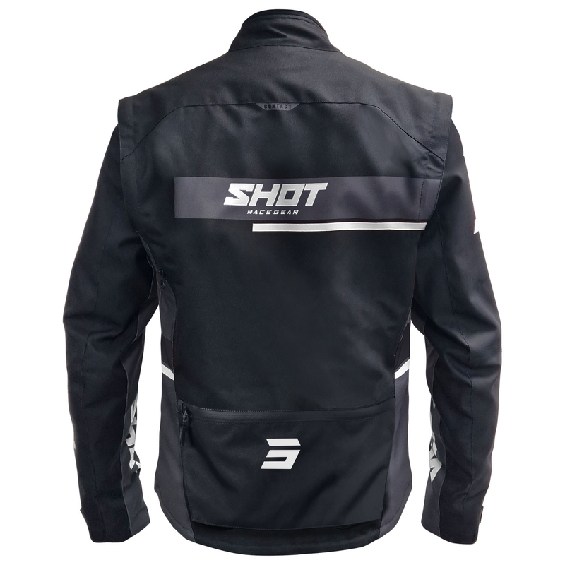 Chaqueta de moto Shot Contact Assault 2.0 negro-blanco