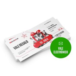 Vale de regalo electrónico navideño de MotoZem