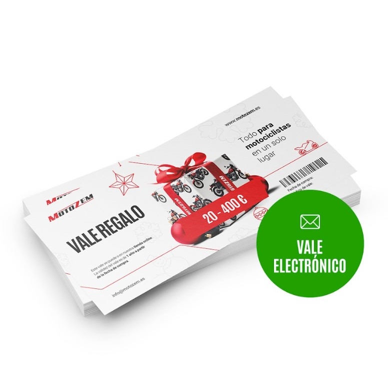 Vale de regalo electrónico navideño de MotoZem | Motozem.es