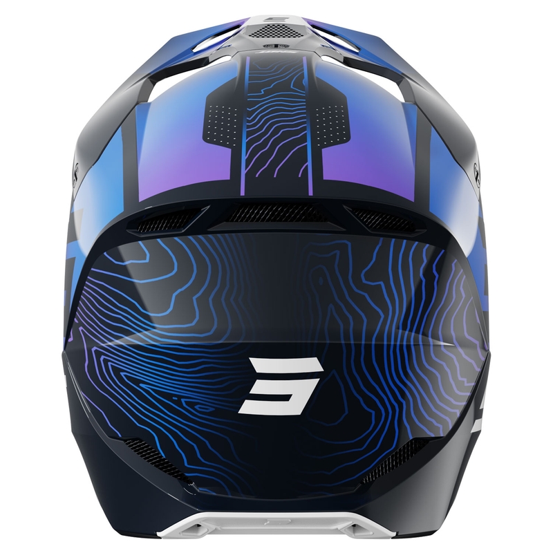 Casco motocross infantil Shot Furious Apex azul