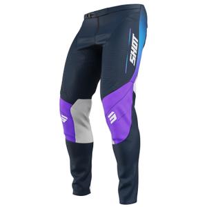 Pantalón motocross Shot Contact Apex infantil azul