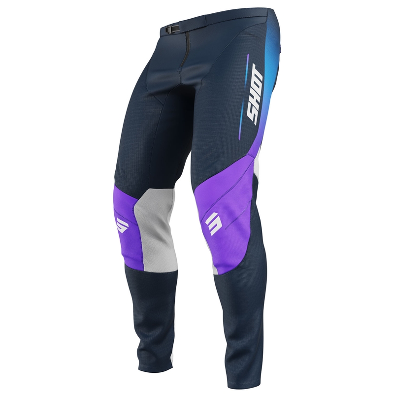 Pantalón motocross Shot Contact Apex infantil azul