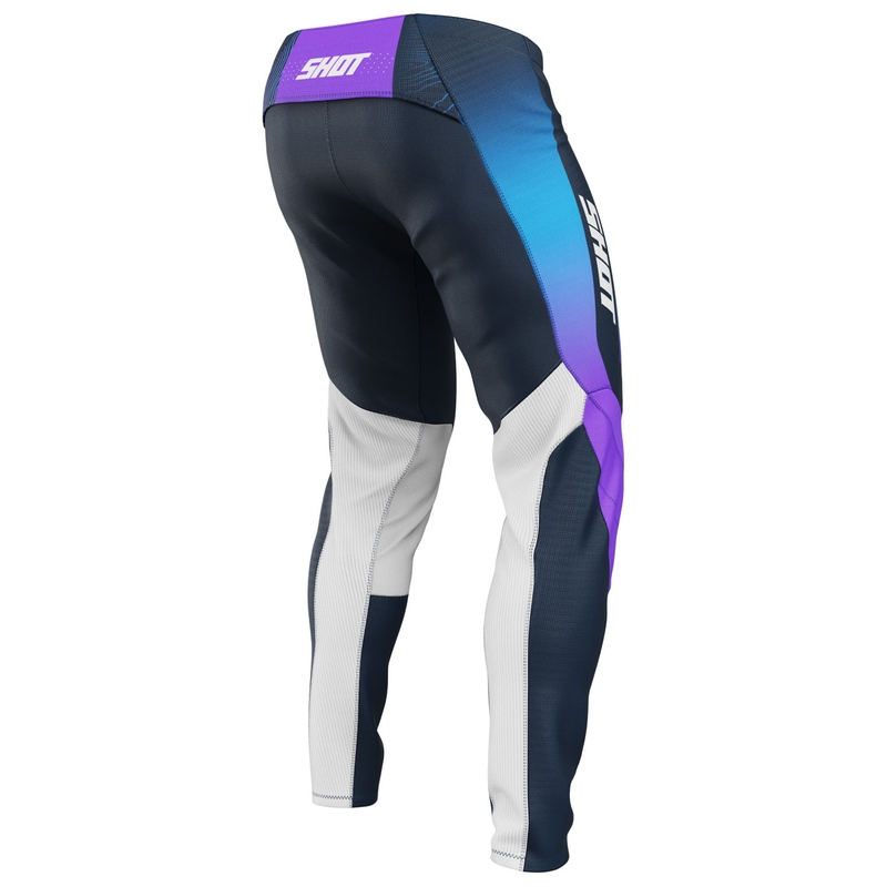 Pantalón motocross Shot Contact Apex infantil azul