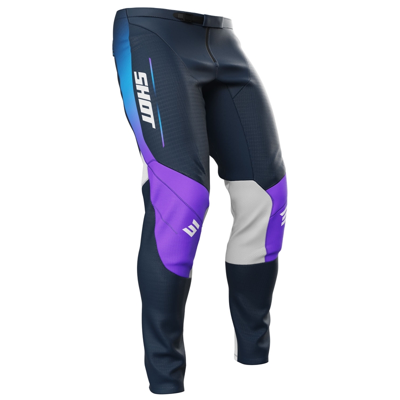 Pantalón motocross Shot Contact Apex infantil azul