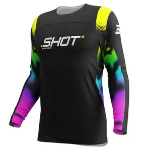 Camiseta de Motocross Niño Shot Contact Nitro Negro