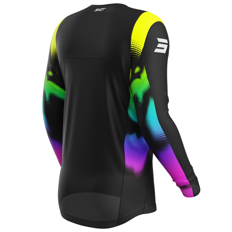 Camiseta de Motocross Niño Shot Contact Nitro Negro