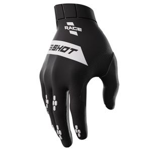 Guantes de motocross infantiles Shot Race negro liquidación