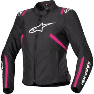 Chaqueta de moto mujer Alpinestars Stella T-SPS 2 Waterproof negro-blanco-rosa