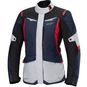 Chaqueta de moto mujer Alpinestars Stella ST-1 Waterproof azul-negro-rojo
