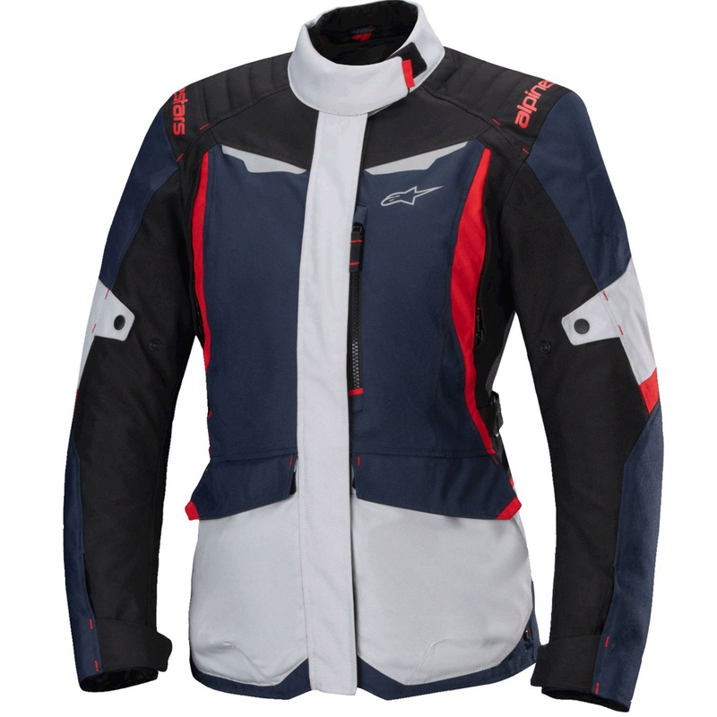 Chaqueta de moto mujer Alpinestars Stella ST-1 Waterproof azul-negro-rojo