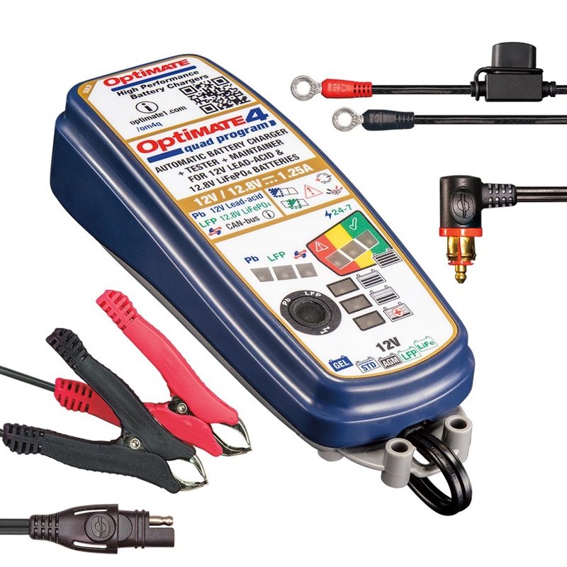 Cargador de baterias OPTIMATE 4 QUAD TM630-PR