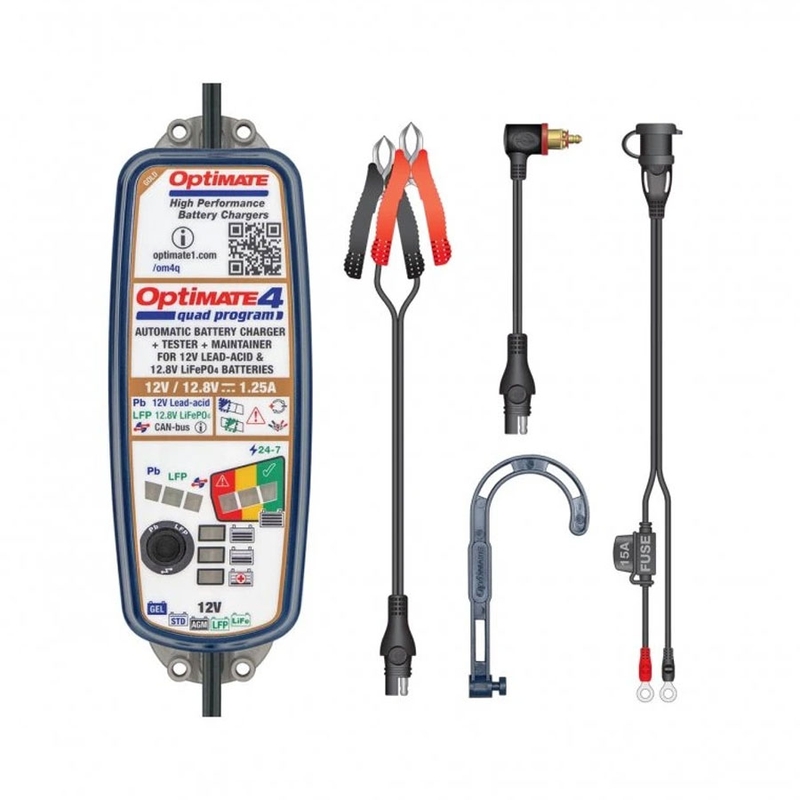 Cargador de baterias OPTIMATE 4 QUAD TM630-PR