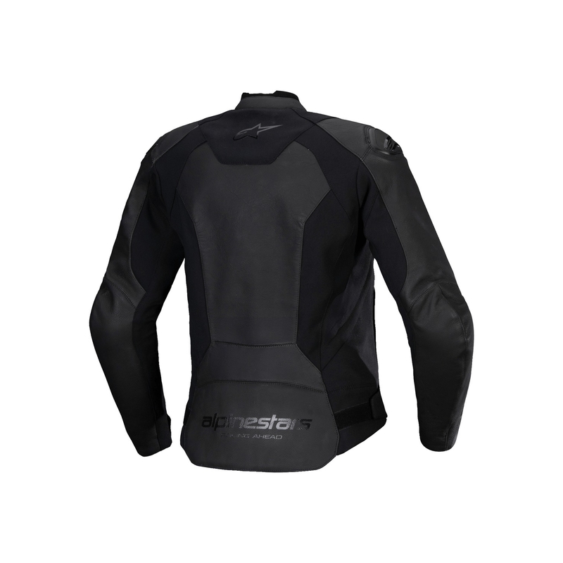 Chaqueta de Moto de Cuero Alpinestars Stella Faster 3 Mujer Negro-Negro