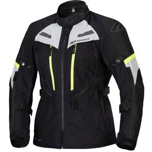 Chaqueta de moto mujer Alpinestars Stella Bogota PRO Drystar negro-gris-amarillo fluo