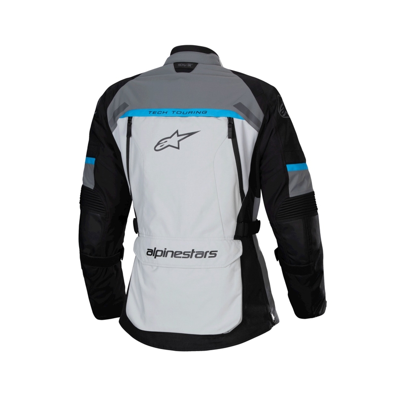 Chaqueta de moto mujer Alpinestars Stella Bogota PRO Drystar gris-negro-azul