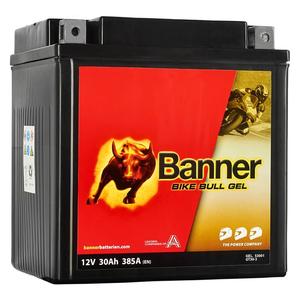 Batería de gel para moto Banner Bike Bull GEL 530 01/BGTX30-3 - GTX30-3 12V, 30Ah, 385A