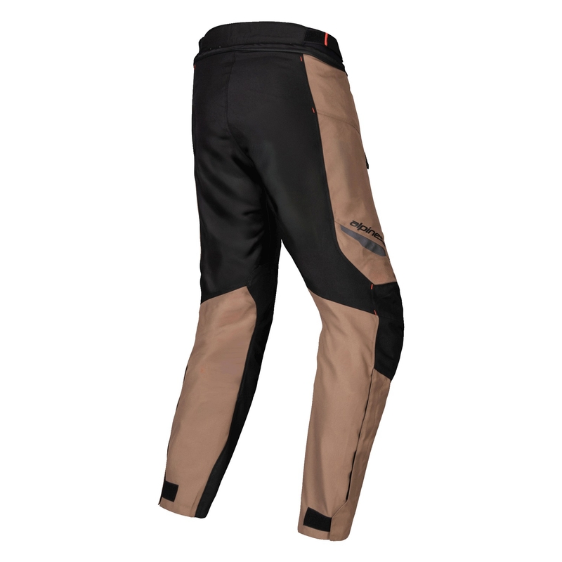 Pantalón moto Alpinestars ST-1 Waterproof caqui-arena-negro-rojo fluo