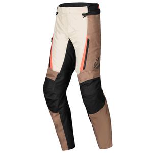 Pantalón moto Alpinestars ST-1 Waterproof caqui-arena-negro-rojo fluo