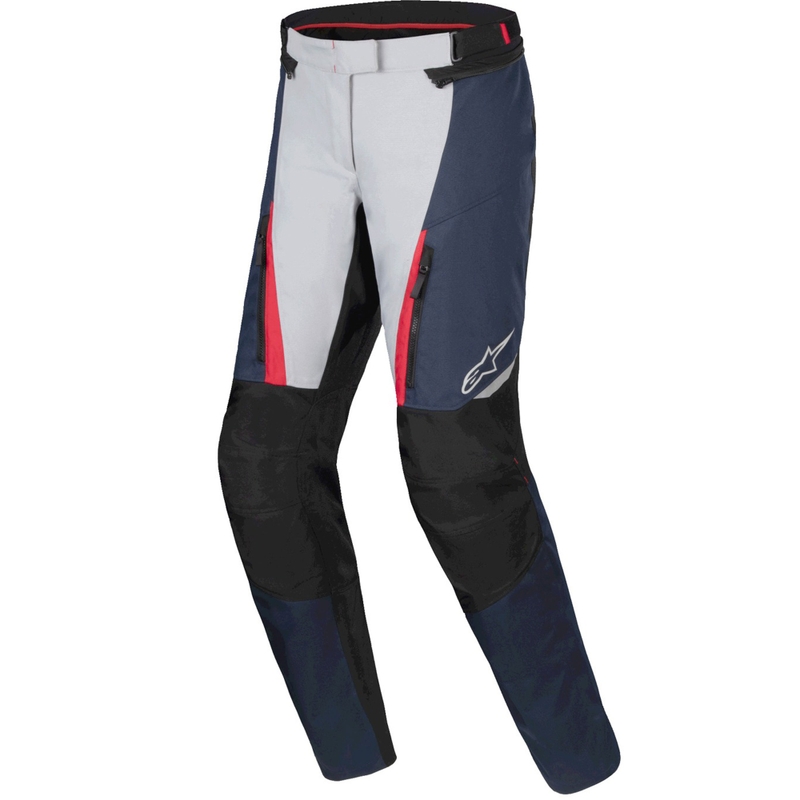 Pantalón de moto Alpinestars Stella ST-1 impermeable para mujer azul-negro-rojo