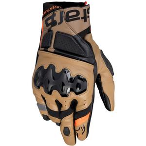 Guantes de moto Alpinestars Belize 3 Drystar negro-marrón