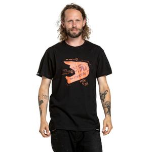 Camiseta Meatfly Fullface negra