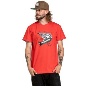 Camiseta Meatfly Fullface roja