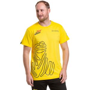 Camiseta Meatfly Big Shock Dakar amarilla