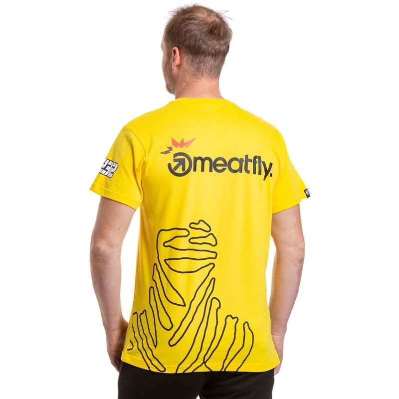 Camiseta Meatfly Big Shock Dakar amarilla