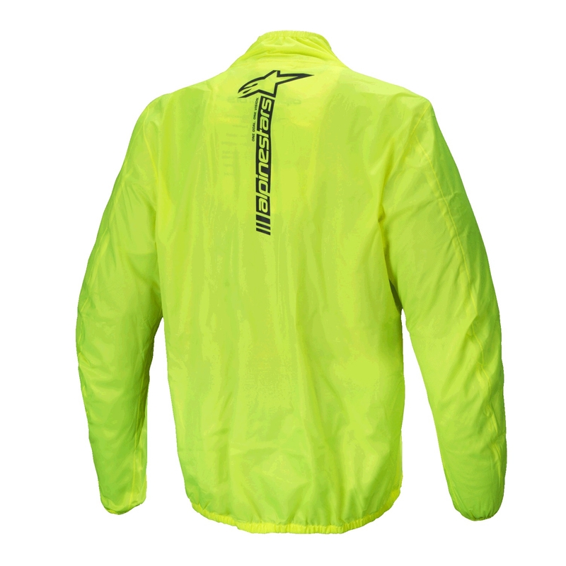 Chaqueta impermeable Alpinestars Hurricane Rain 2 amarillo fluo