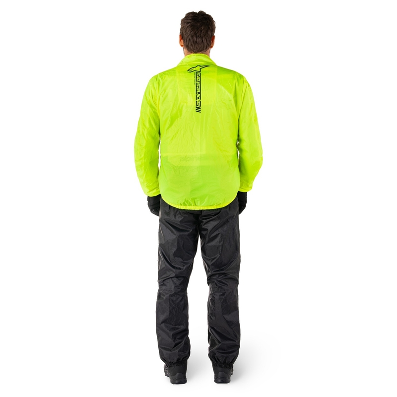 Chaqueta impermeable Alpinestars Hurricane Rain 2 amarillo fluo