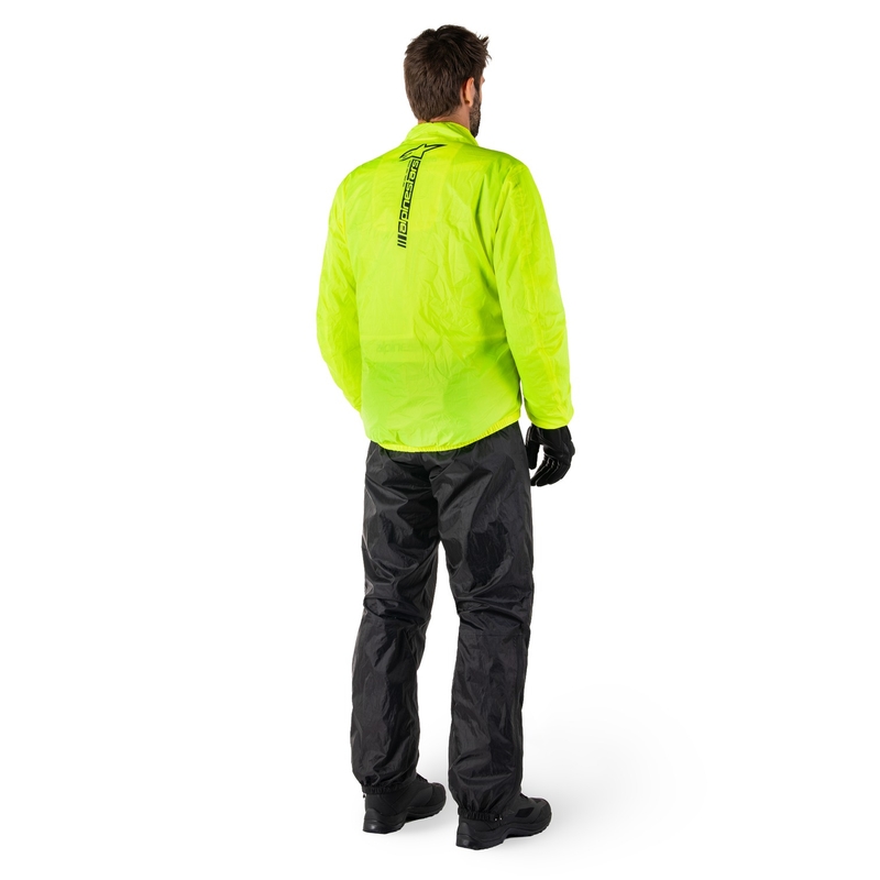 Chaqueta impermeable Alpinestars Hurricane Rain 2 amarillo fluo