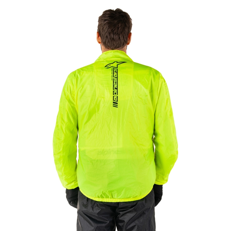 Chaqueta impermeable Alpinestars Hurricane Rain 2 amarillo fluo