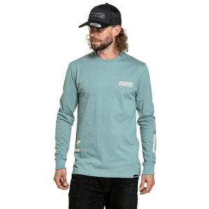 Meatfly Appex camiseta de manga larga azul menta