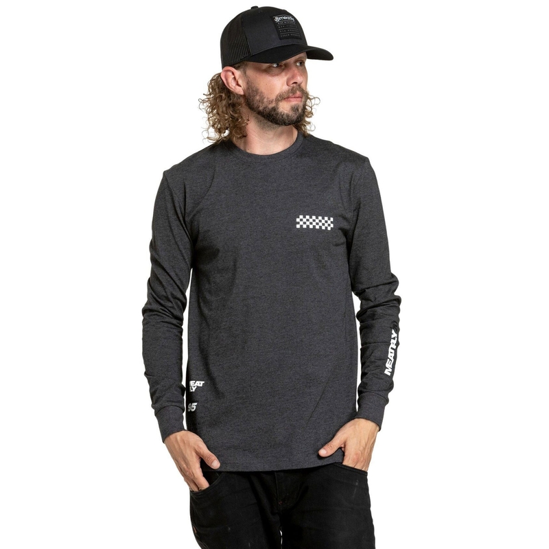 Meatfly Appex camiseta gris de manga larga